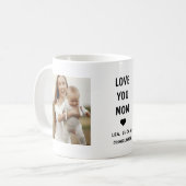 Modern Mothers Day Photo Gift for Mom Kaffeetasse (Vorderseite Links)
