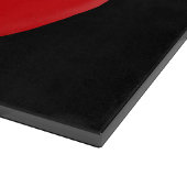 Modern Motif Callas Glasschneidebrett Schneidebrett (Ecke)