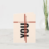 Modern Motivational Event Invitation Card | Semina Einladung (Vorderseite)