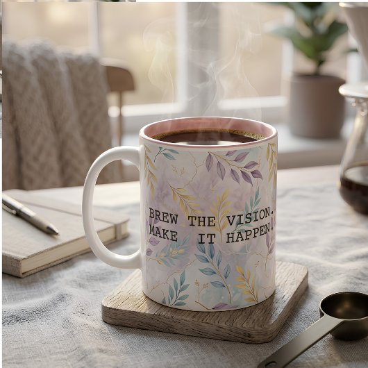 Modern Motivational Quote Typography Kaffeetasse