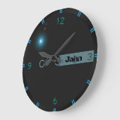 Modern moto futuristic große wanduhr (Winkel)