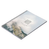 Modern Mountain Adventure Monogram (for men) Notizblock (Linke Seite)
