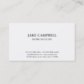 Modern Mountain Landschaft Sun| Visitenkarte (Rückseite)