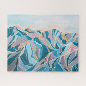 Modern Mountain Puzzle (Horizontal)