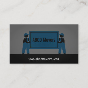 Modern Mover Umzugsdienst Logistikunternehmen Visitenkarte