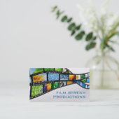 Modern Movie Director Film Producer Visitenkarte (Stehend Vorderseite)