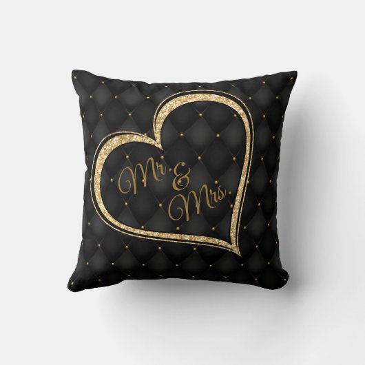 Modern Mr. & Mrs. Kissen (Rückseite)