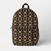 Modern Mudcloth Bogolan Print Cut Nähtasche Bedruckter Rucksack (Vorderseite)