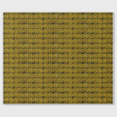 Modern Mudtuch Wrapping Paper Geschenkpapier (Flach)