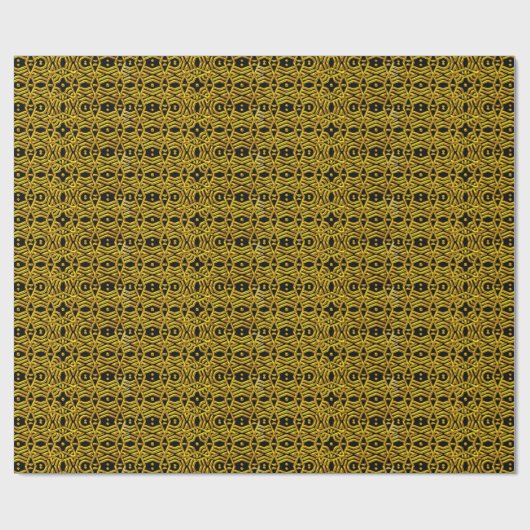 Modern Mudtuch Wrapping Paper Geschenkpapier (Flach)