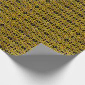 Modern Mudtuch Wrapping Paper Geschenkpapier (Ecke)