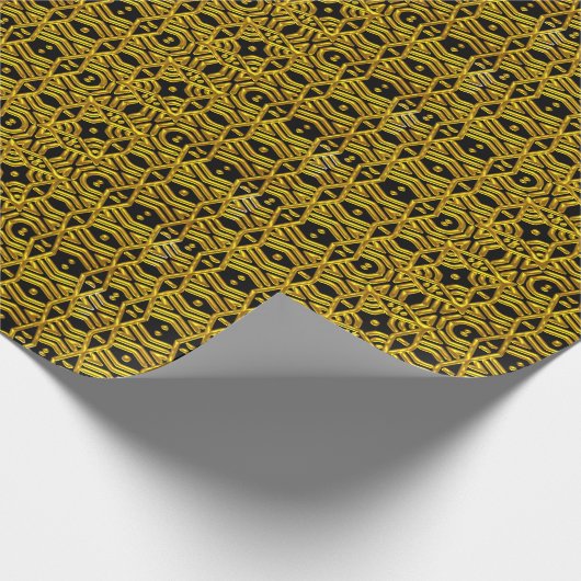 Modern Mudtuch Wrapping Paper Geschenkpapier (Ecke)