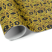 Modern Mudtuch Wrapping Paper Geschenkpapier (Rolleneckpunkt)
