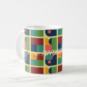 Modern Mug - Abstract Geometric Pattern Kaffeetasse (Vorderseite Links)