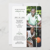 Modern Multi Photo Graduation Class of 2026 Einladung (Rückseite)