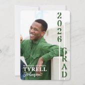 Modern Multi Photo Graduation Class of 2026 Einladung (Vorderseite)