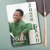 Modern Multi Photo Graduation Class of 2026 Einladung