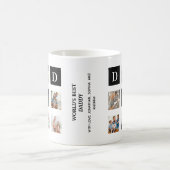 Modern multi-photo grid for dad kaffeetasse (Mittel)