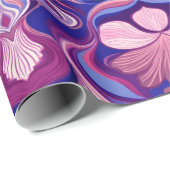 Modern multicolor classic floral pattern design   geschenkpapier (Rolleneckpunkt)
