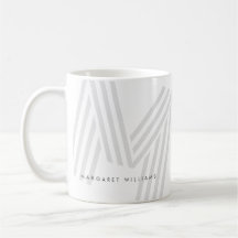 Modern Multiline Monogram Letter Personalisiert