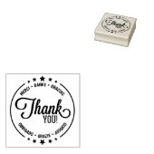 Modern Multilingual Vielen Dank Gummistempel (Stempel)