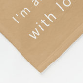 Modern Mummy Photo Strip Collage Fleece Peach (Ecke)