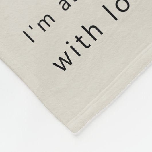 Modern Mummy Photo Strip Collage Fleecedecke (Ecke)