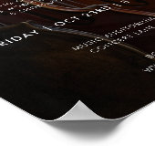 Modern Music Concert Foto Template Poster (Ecke)