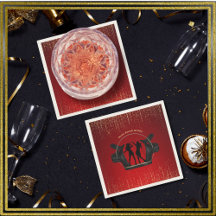 Modern Music Party Karaoke Birthday Paper Napkins