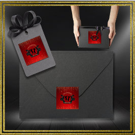 Modern Music Party Karaoke Birthday Sticker