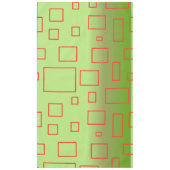 Modern Muster Green Geometric Tischdecke (Vorderseite)