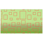 Modern Muster Green Geometric Tischdecke (Vorderseite (Horizontal))