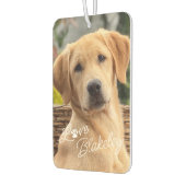 Modern My Best Friend Picture Liebe Paw Print Autolufterfrischer (Links)