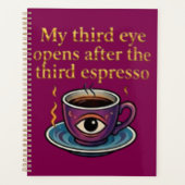 Modern Mystic Coffee Art My third eye collection Planer (Vorderseite)