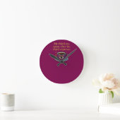 Modern Mystic Coffee Art My third eye collection Runde Wanduhr (Zuhause)