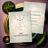 Modern Mystic Tarot Fortune Fun Junggeselinnen-Abs Einladung