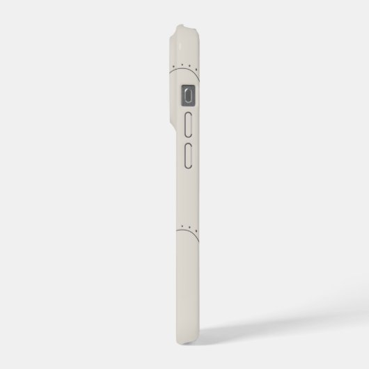 Modern Name iPhone Hülle (Linke Seite)