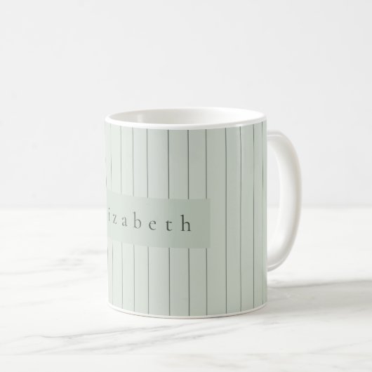 Modern Name Mug Kaffeetasse (VorderseiteRechts)