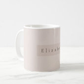 Modern Name Mug Kaffeetasse (Vorderseite Links)