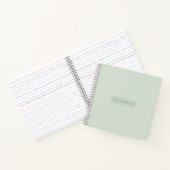 Modern Name Notebook Notizblock (Innenseite)