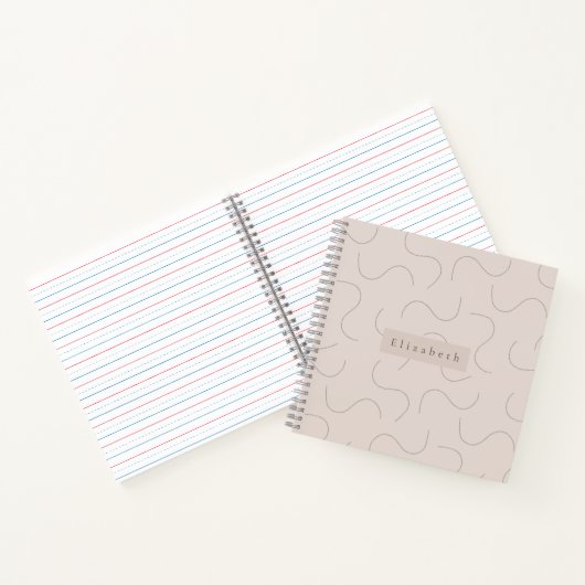 Modern Name Notebook Notizblock (Innenseite)