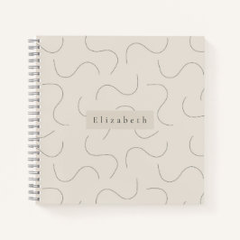 Modern Name Notebook Notizblock