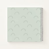 Modern Name Notizblock (Rückseite)