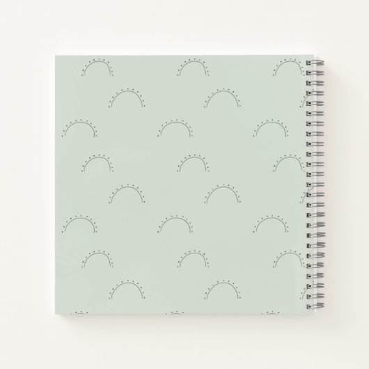 Modern Name Notizblock (Rückseite)