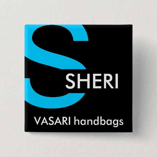 Modern Name Tag Button (Vorderseite)