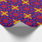 Modern Native American 30 Wrapping Paper Geschenkpapier (Ecke)