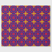 Modern Native American 30 Wrapping Paper Geschenkpapier (Flach)