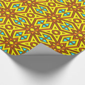 Modern Native American 31 Wrapping Paper Geschenkpapier (Ecke)