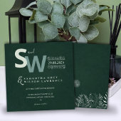 Modern Nature-Inspired Botanical RSVP card Einladung