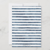 Modern Nautic Birthday Party Sailboat Einladung (Rückseite)